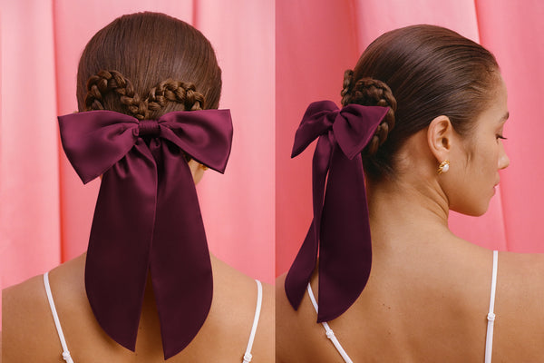 Crimson Hair Bow