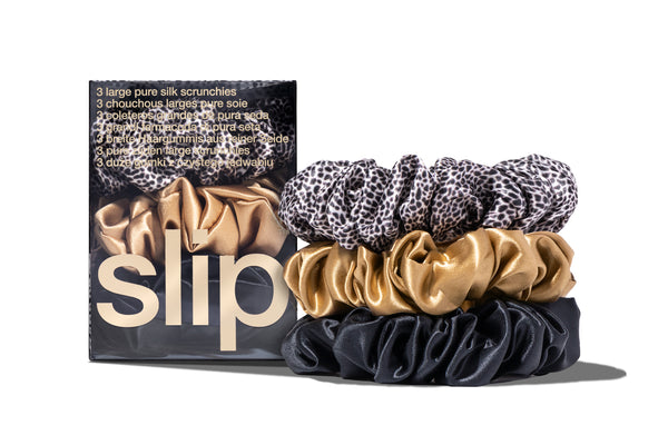 Mixed Leopard Large Scrunchies - Imperfect Packaging