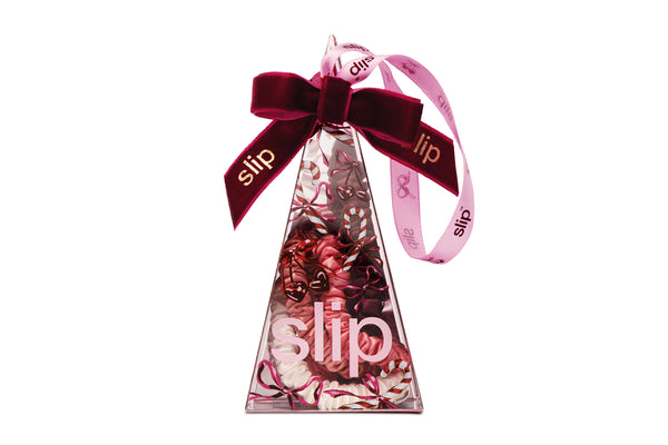 Candy Cane Scrunchie Ornament