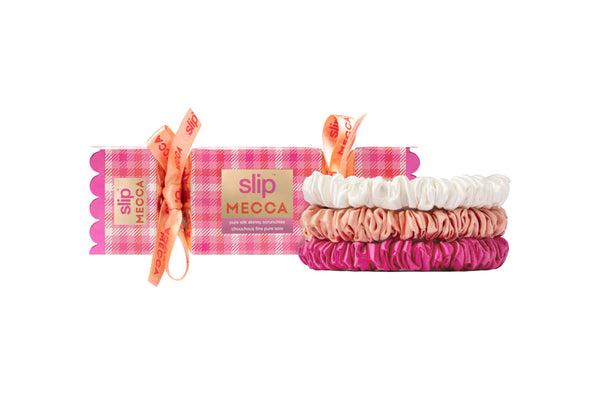 Slip x Mecca Skinny Scrunchie Trio Cracker
