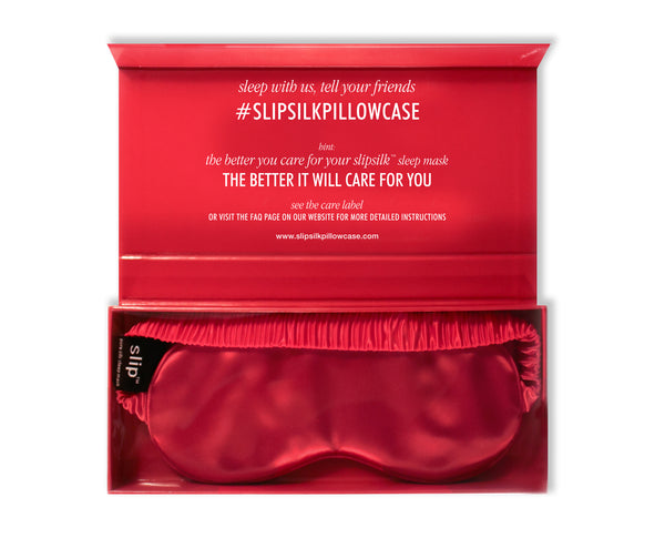Red Sleep Mask - Imperfect Packaging