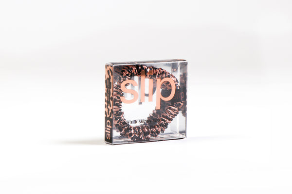Slip™ Skinny Scrunchie - Rose Leopard - Imperfect Packaging
