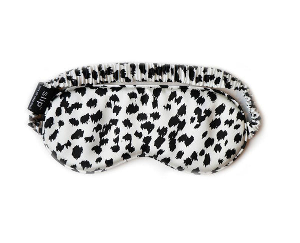 Black + White Leopard Sleep Mask - Imperfect Packaging